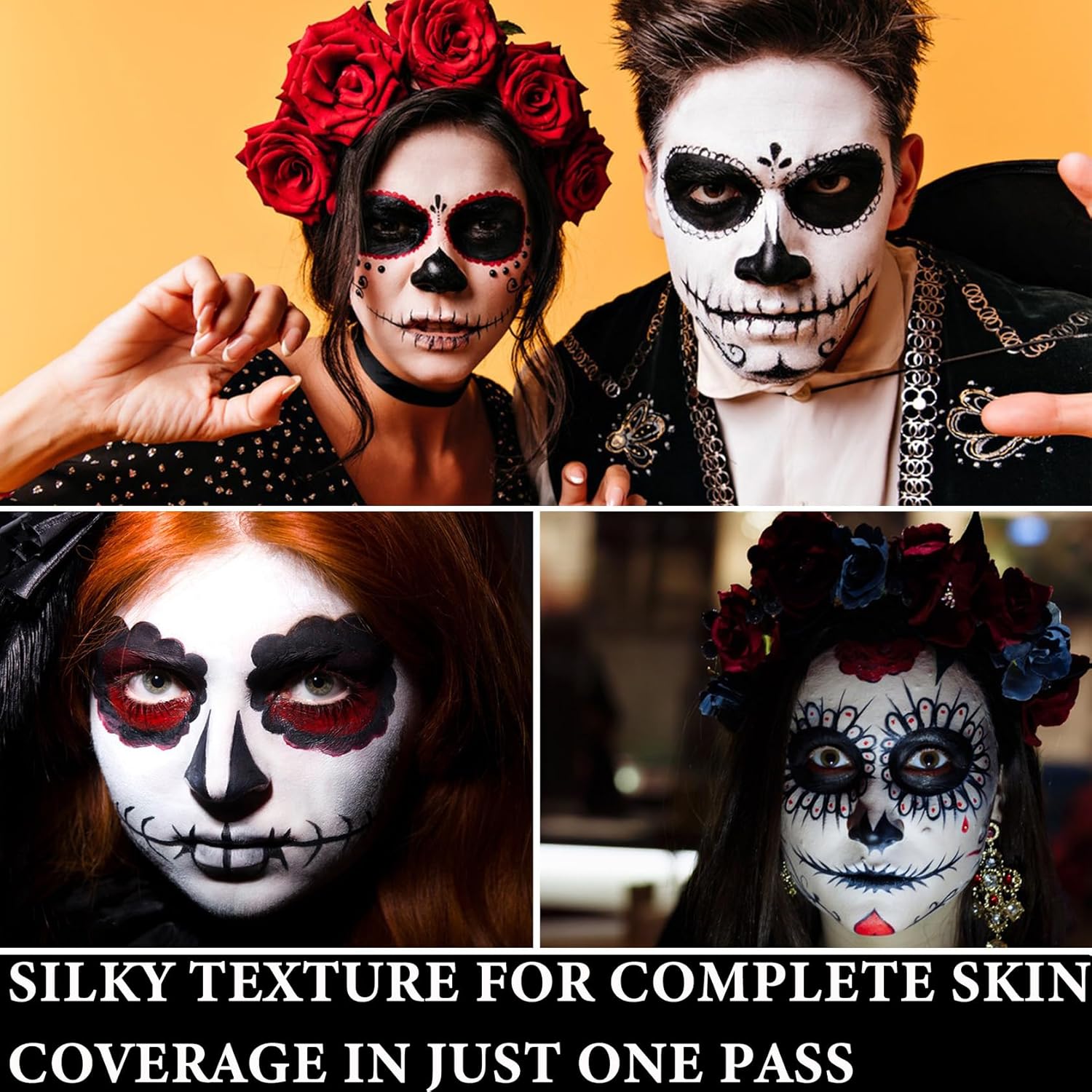 DuoZeng Black Face Body Paint Stick for Sports Halloween Cosplay