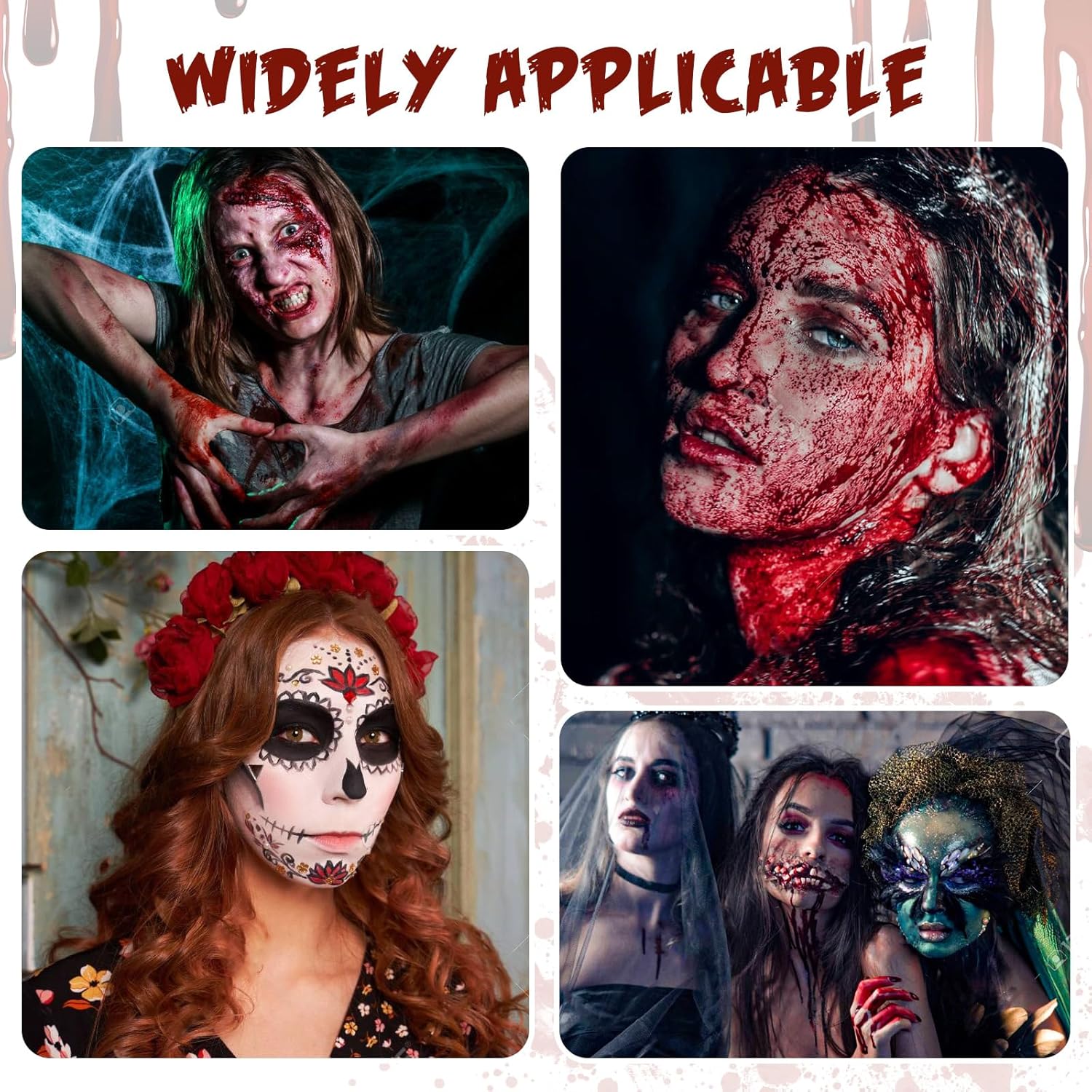 SOMGKIN Face Body Paint Set Halloween Cosplay SFX Makeup