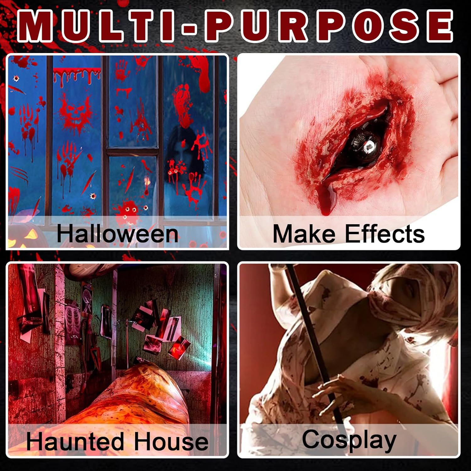 AOAZXBB Fake Blood Spray Halloween Makeup