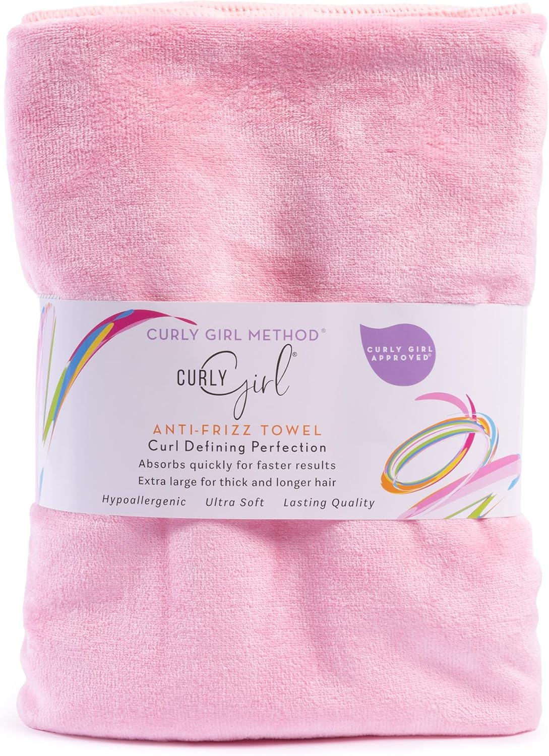 Curly Girl Microfiber Hair Drying Towel for Women with Curls
