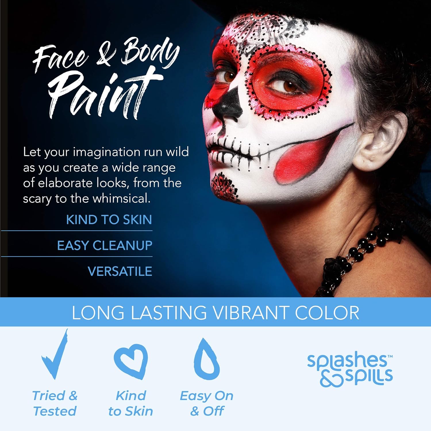 Face and Body Paint Cream - Red 30ml