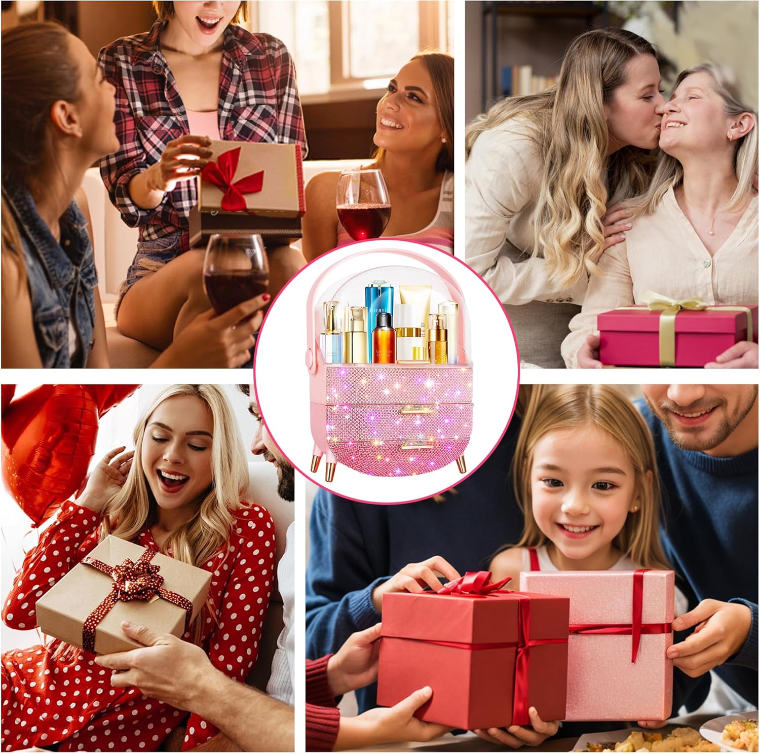 Bling Makeup Organizer for Teen Girl Gift