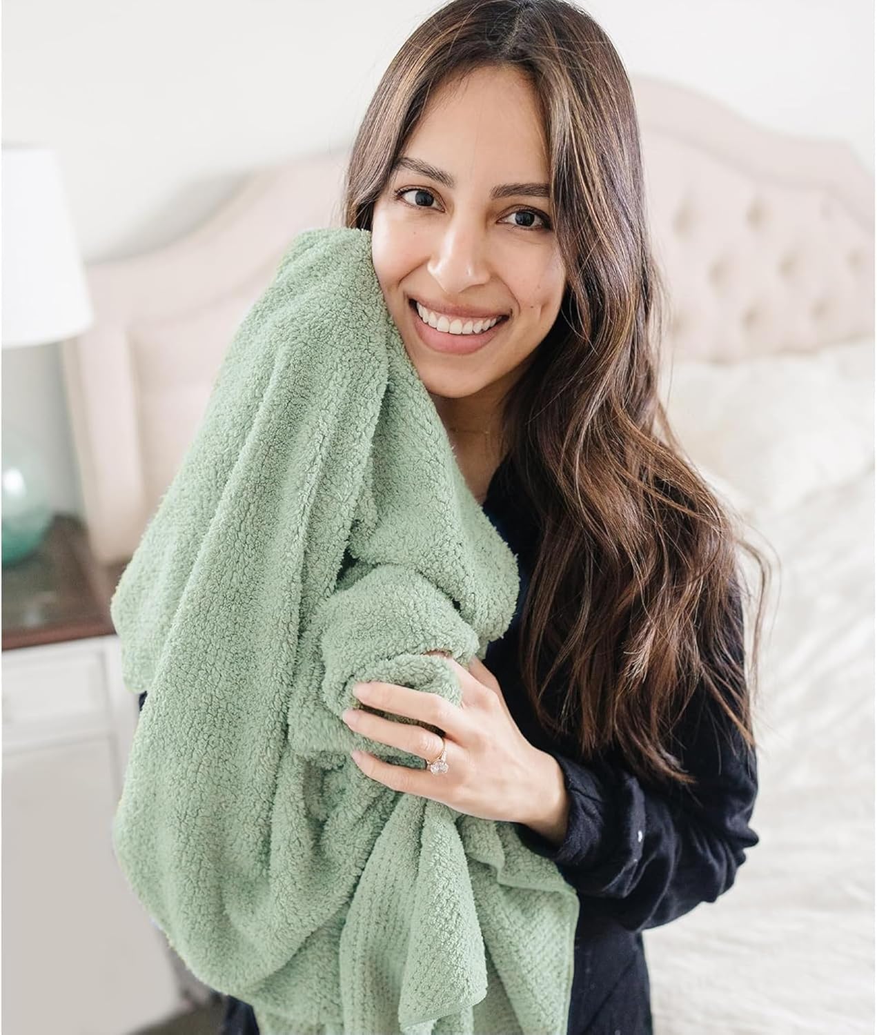 2 Packs Microfiber Hair Towels for Women - Super Absorbent Quick Dry