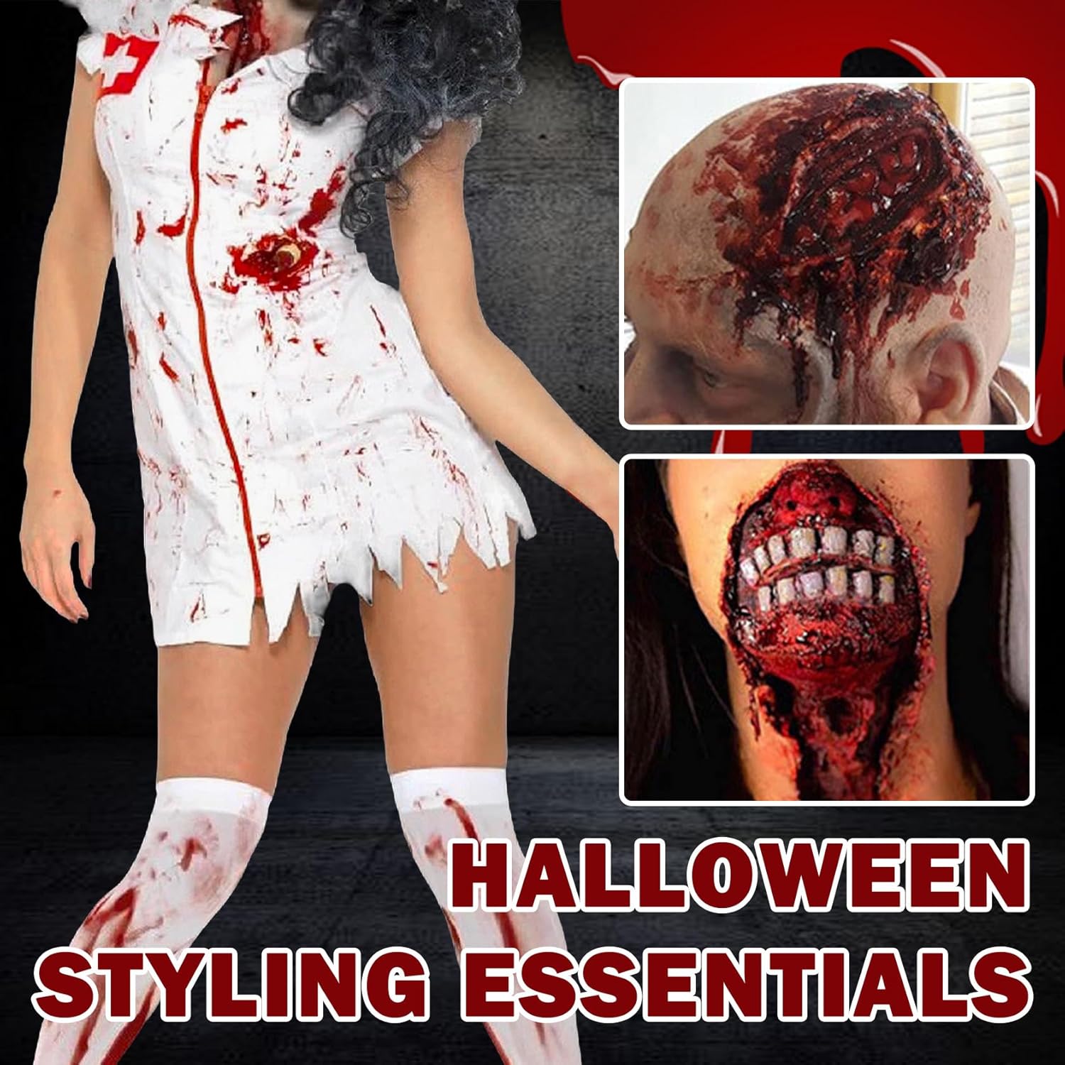 AOAZXBB Fake Blood Spray Halloween Makeup