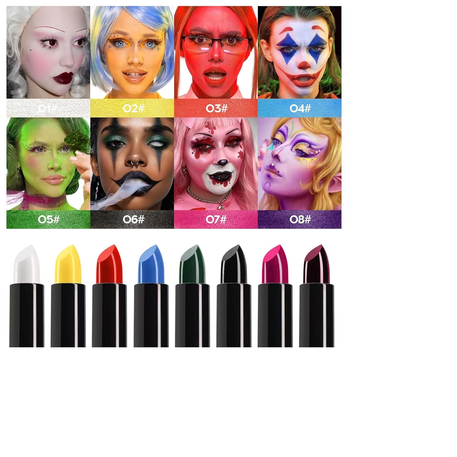 Versatile Face Body Paint Stick for Halloween Cosplay