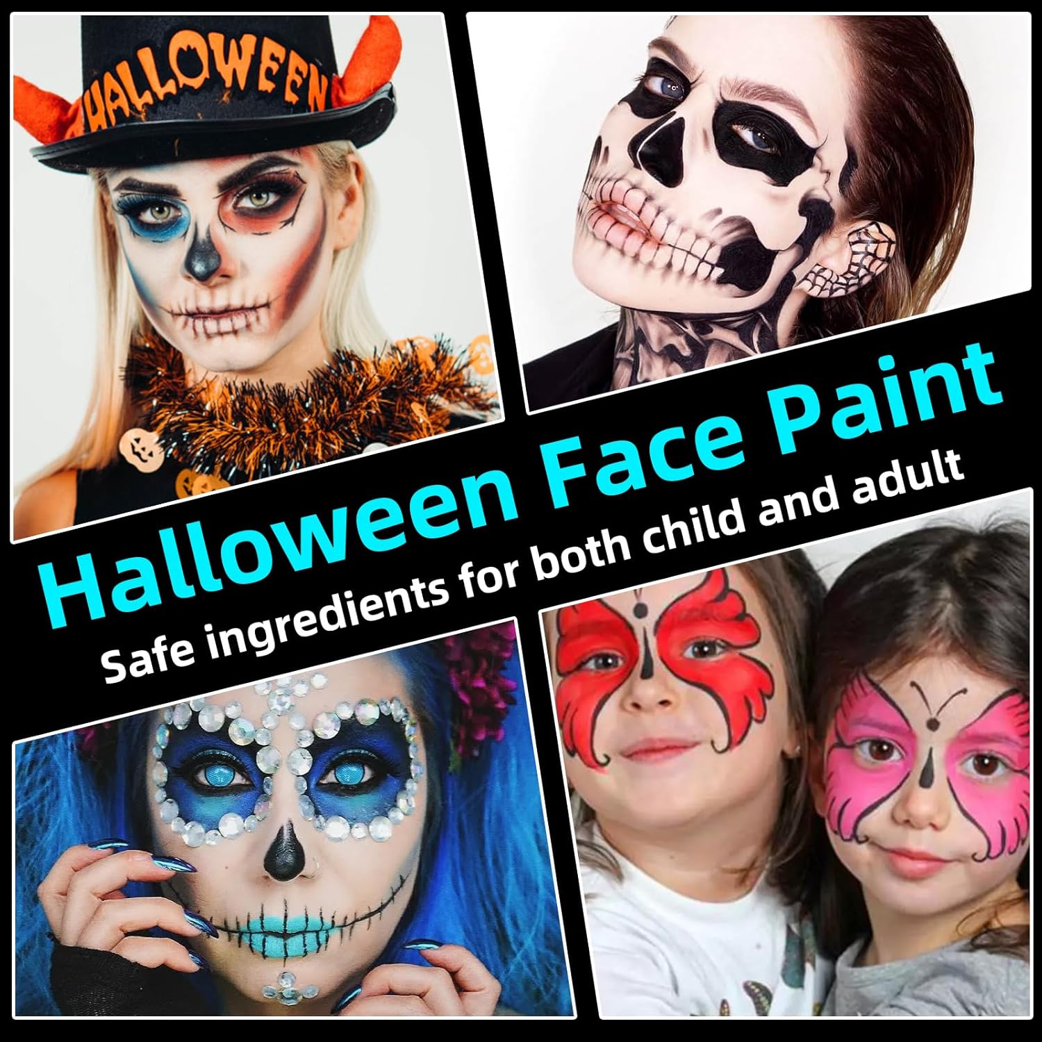 HOSAILY 3Pcs Eye Black Stick for Sports and Halloween