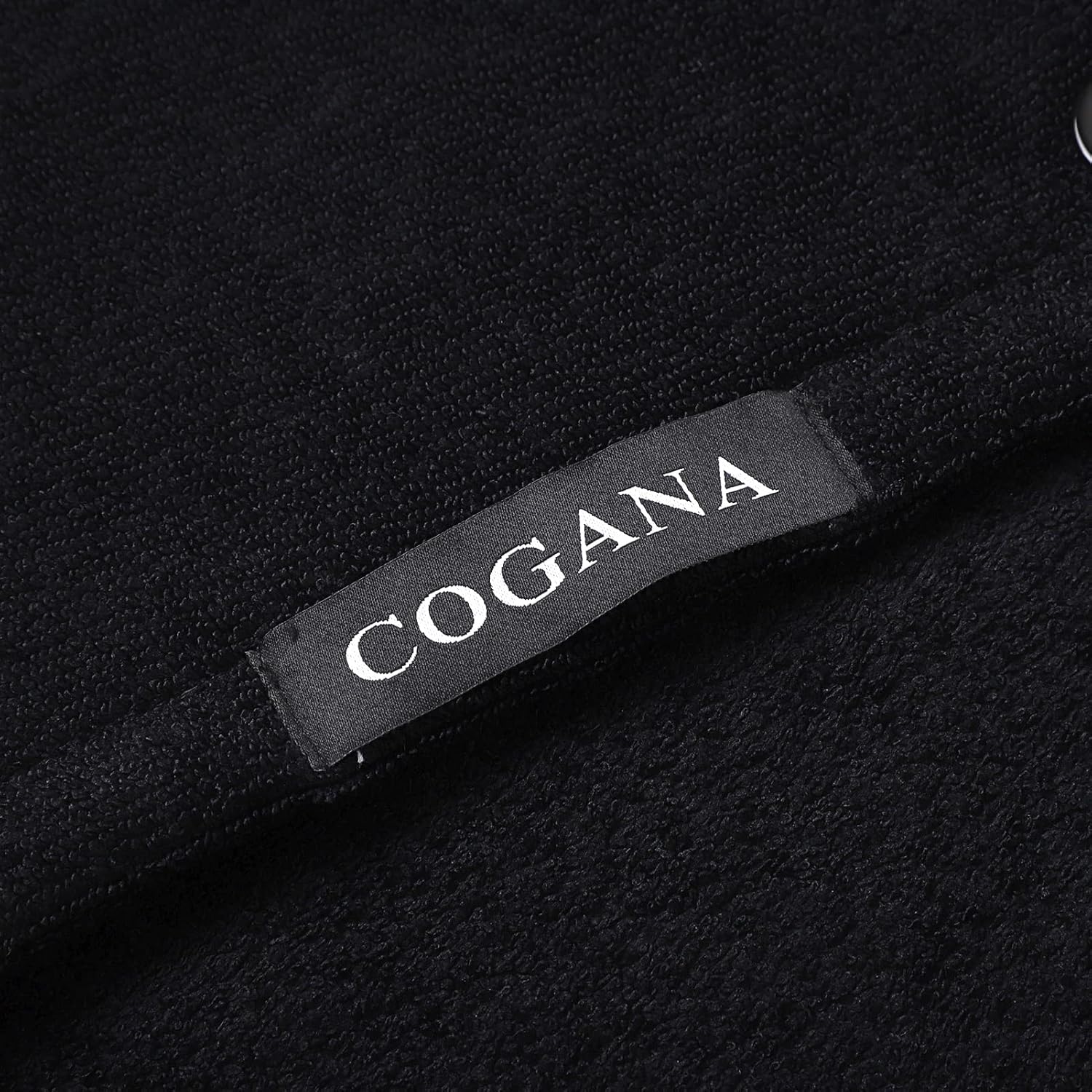 COGANA 2 Pack Microfiber Hair Towels with Button