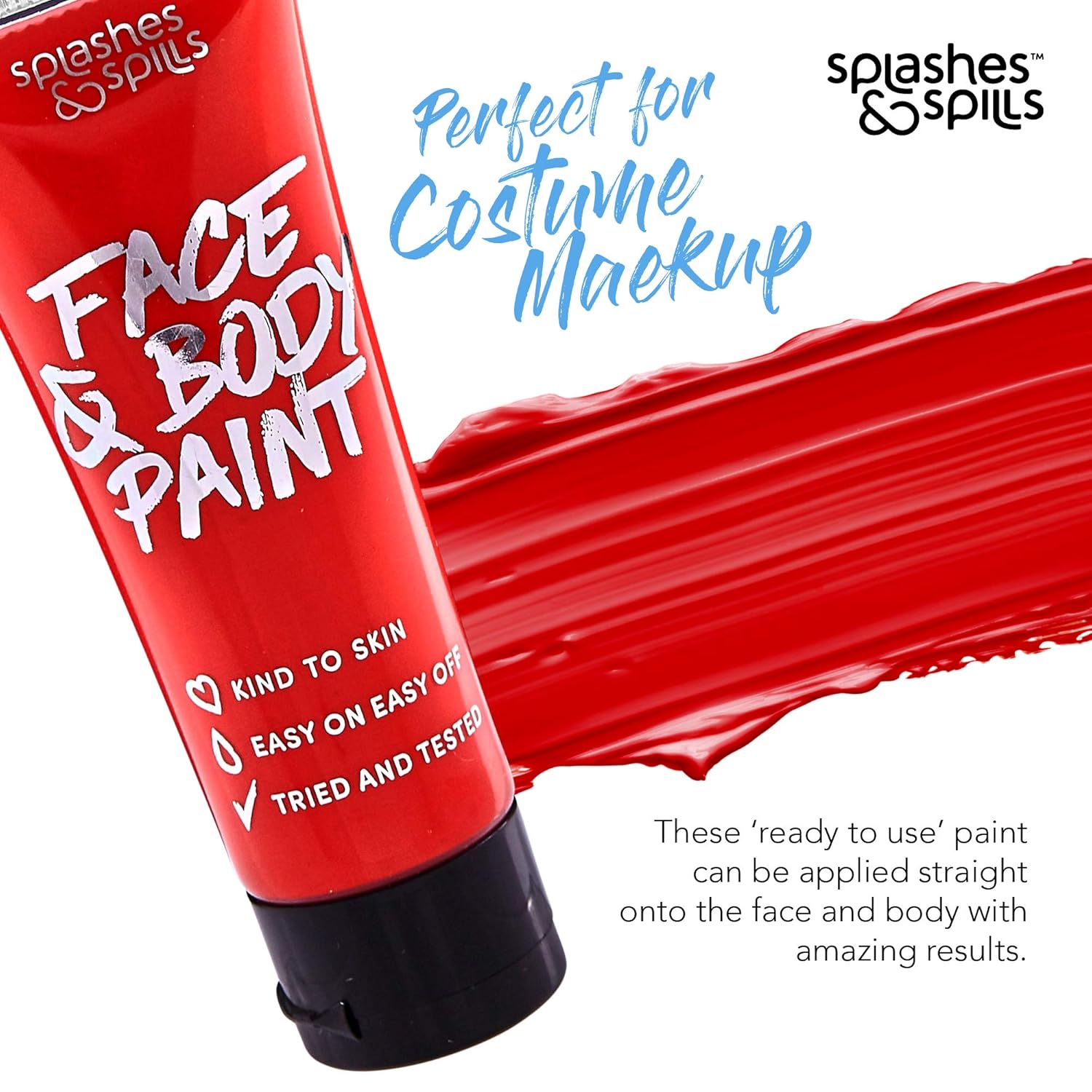 Face and Body Paint Cream - Red 30ml