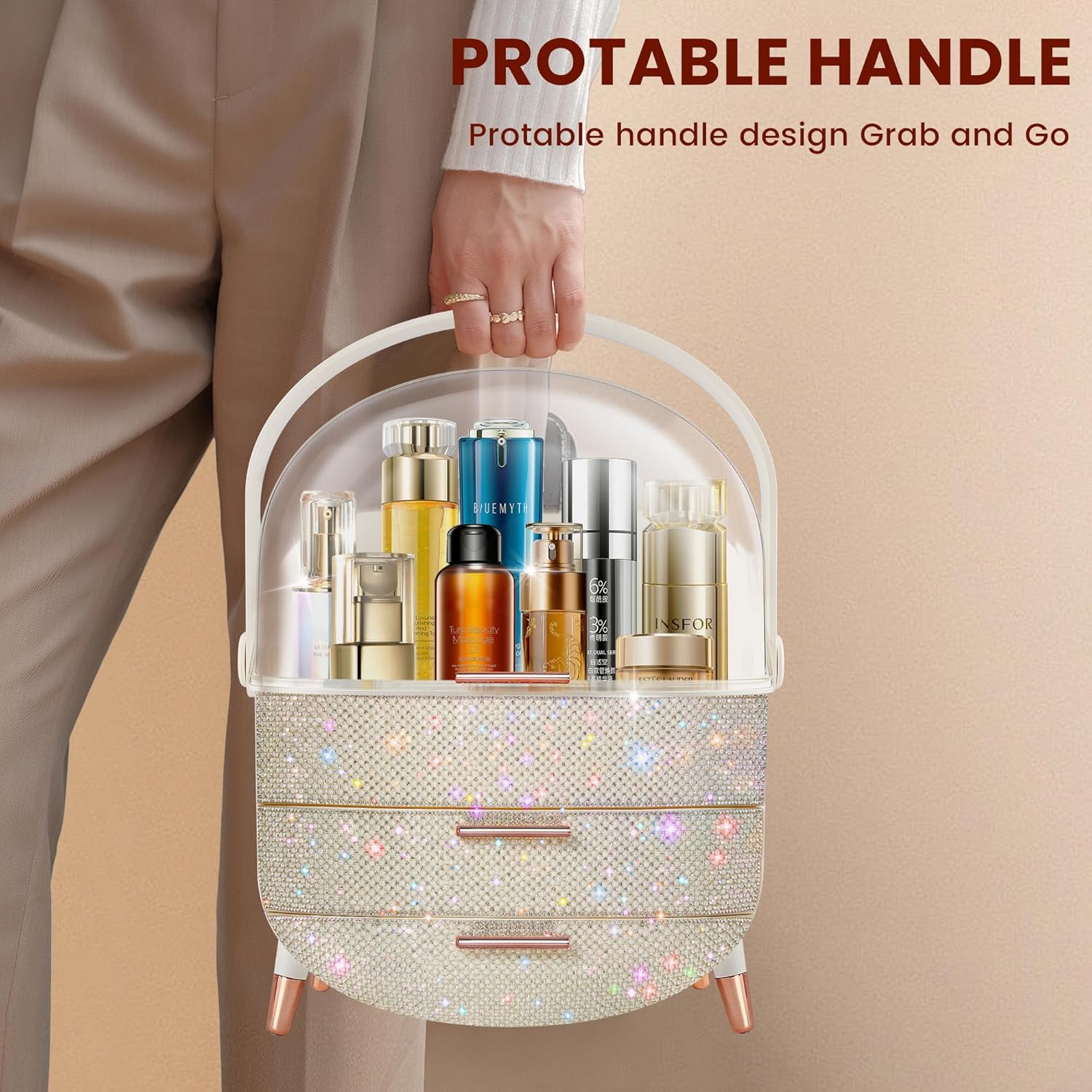 Bling Makeup Organizer for Teen Girl Gift 1