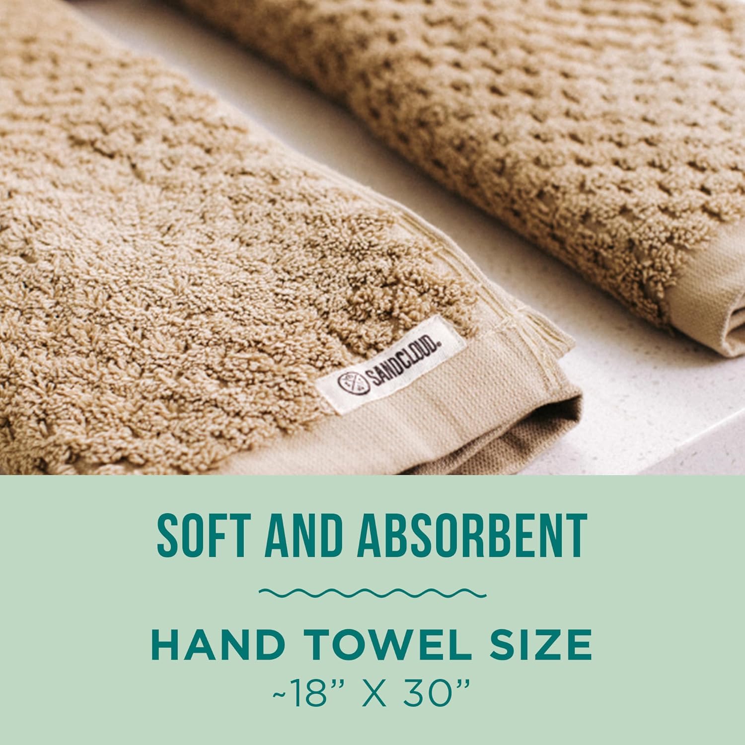Sand Cloud Turkish Bath Towels Set of 2 - Luxury Soft Linen Organic Cotton