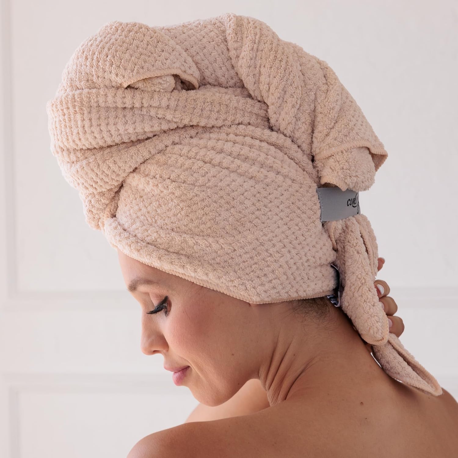 Curly Girl Microfiber Towel Wrap for Women - 41 x 31