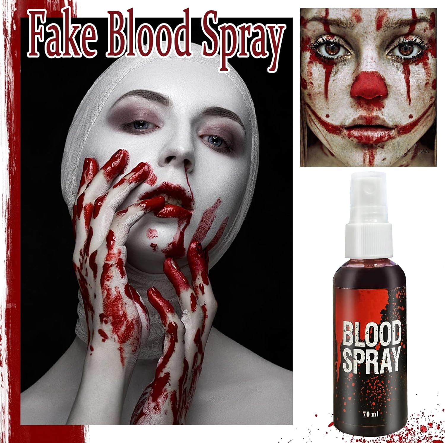 LJYBoBin Fake Blood Spray for Halloween Makeup