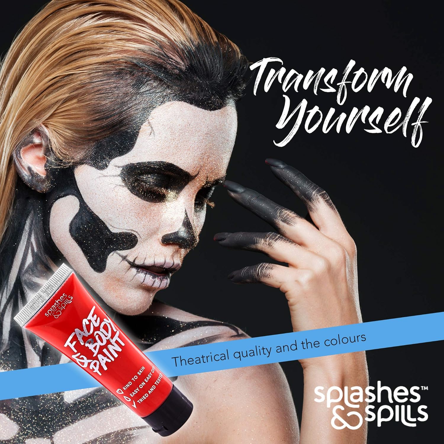 Face and Body Paint Cream - Red 30ml