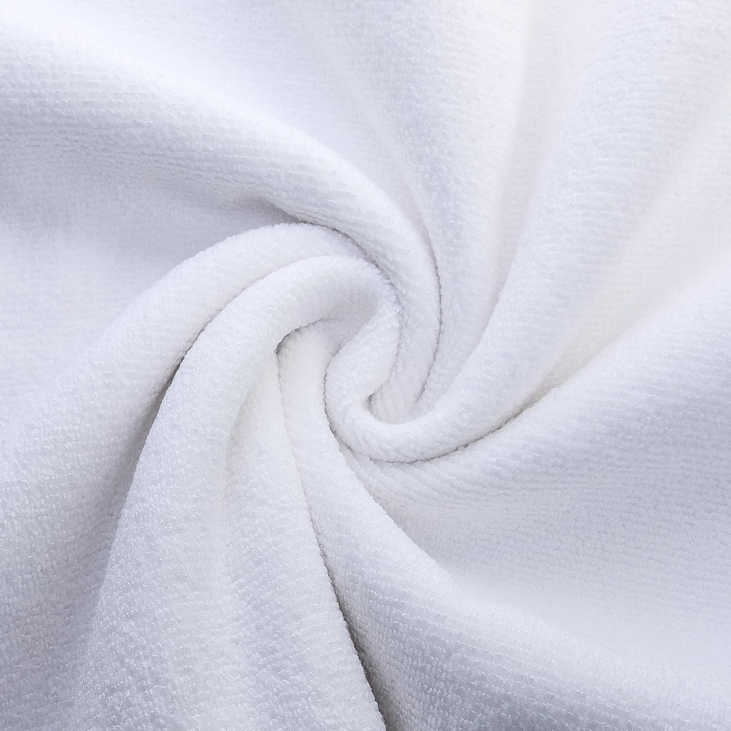 POLYTE Professional Quick Dry Lint Free Microfiber Hair Drying Towel 16x29in 12 Pack