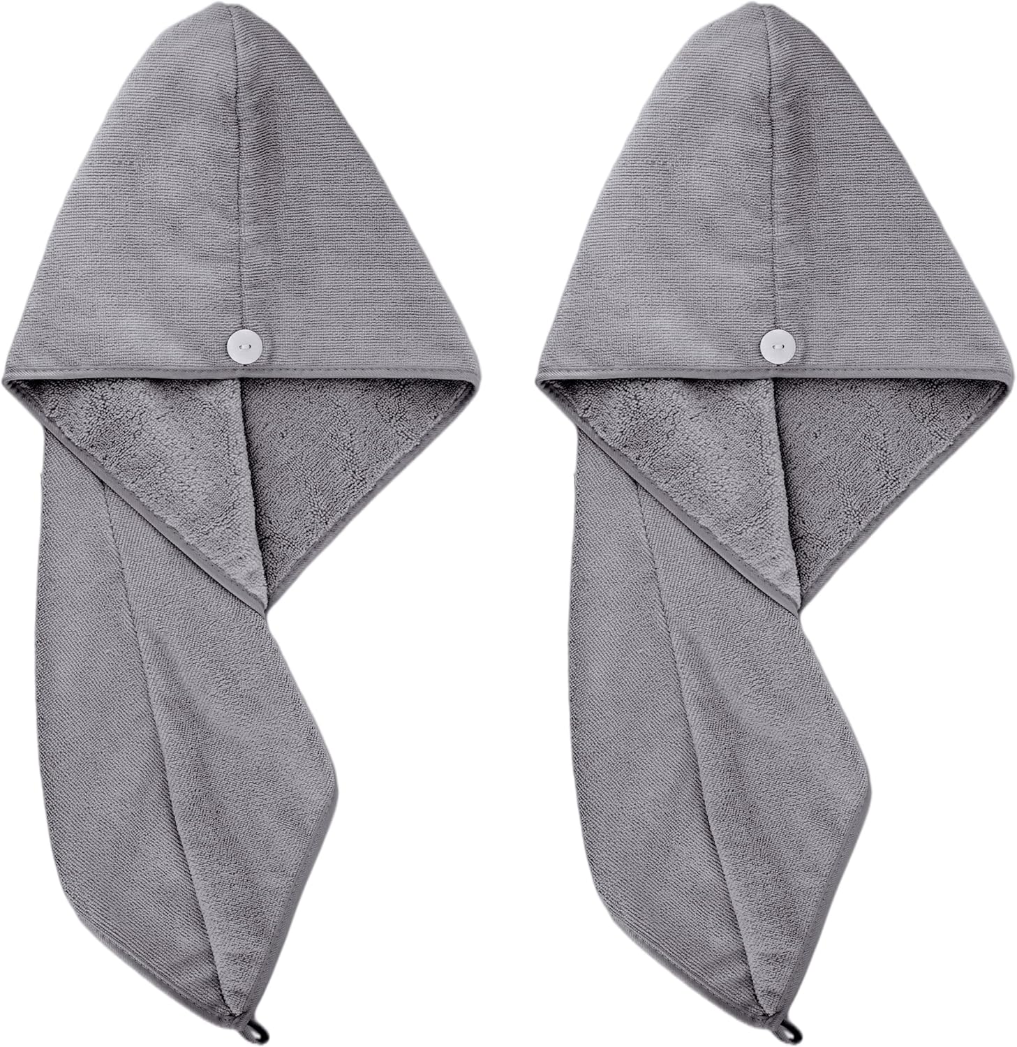 POLYTE Microfiber Hair Turban Wrap Drying Towel