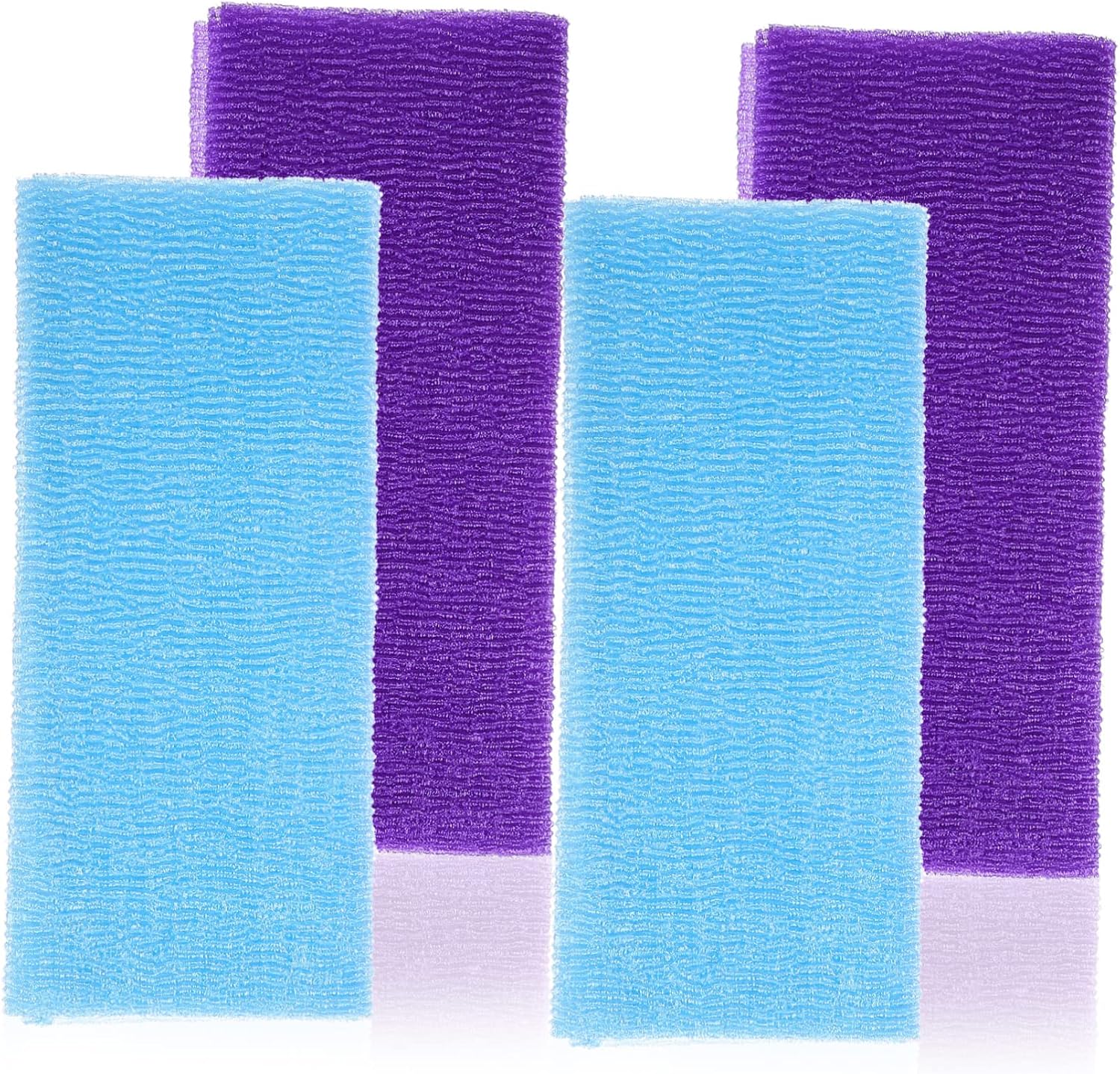 4Pcs Exfoliating Bath Towels for Dead Skin Removal